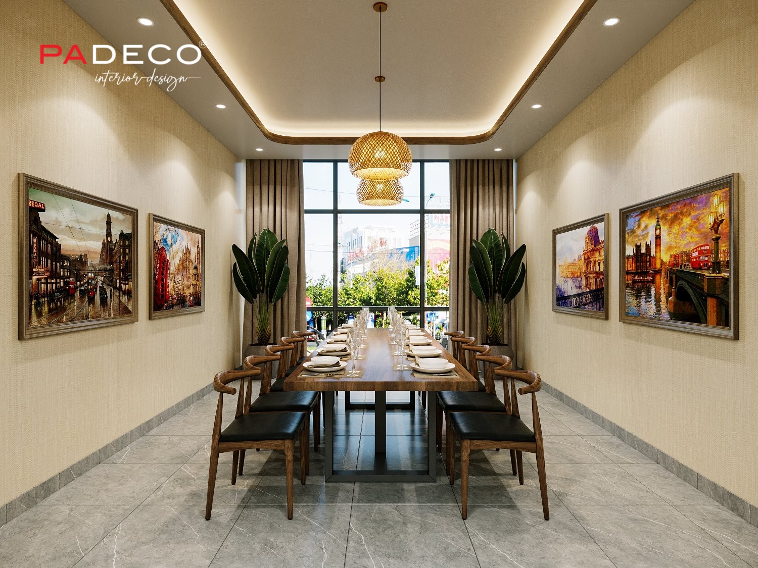 Dự Án Thiết Kế Nội Thất Global Restaurant - Padeco