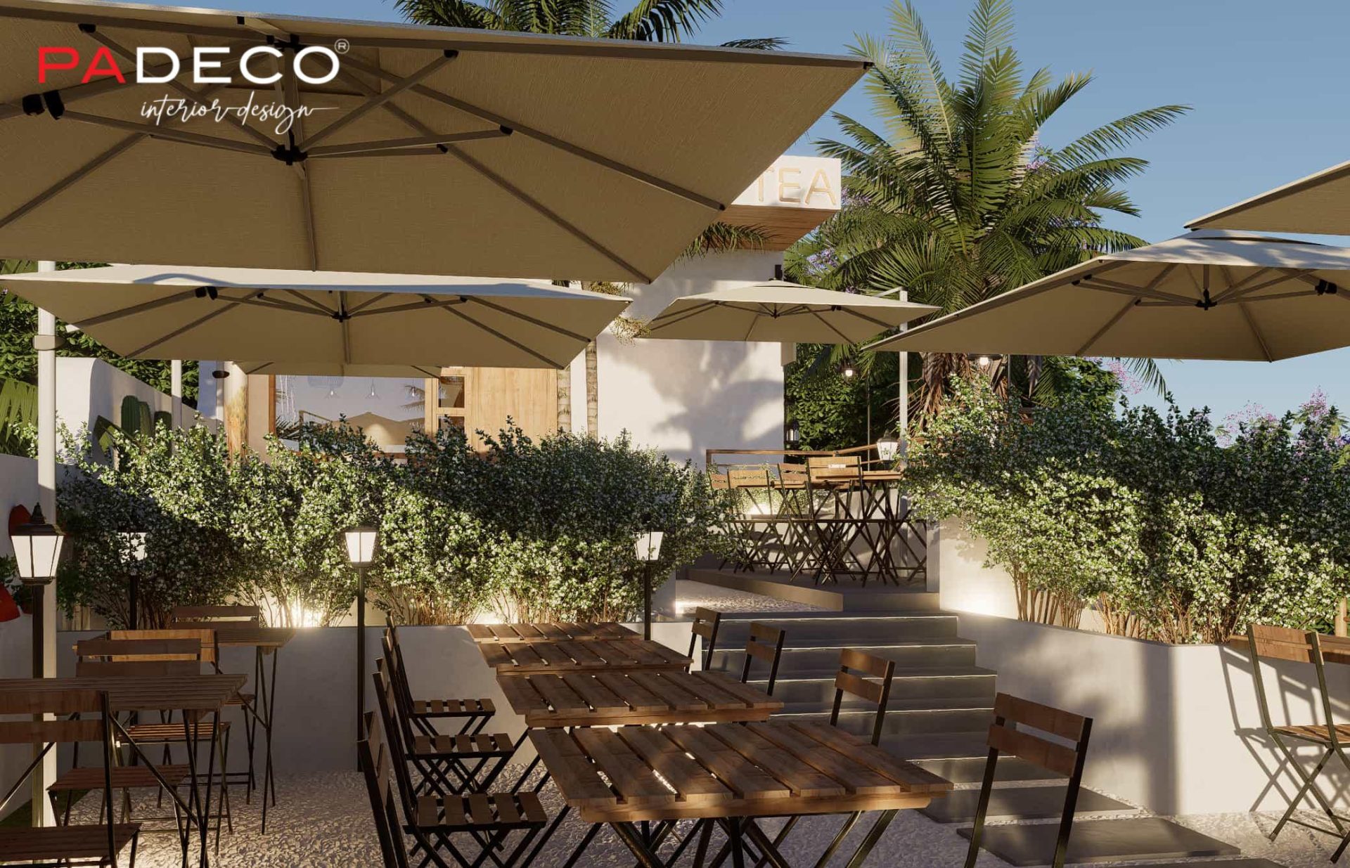 Dự Án Thiết Kế Nội Thất Quán Cafe Đăk Nông - PADECO