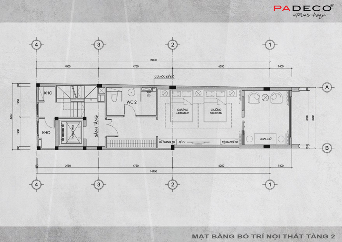 Dự án Thiết kế và thi công trọn gói Nhà phố 7 tầng Quận 3 - Padeco