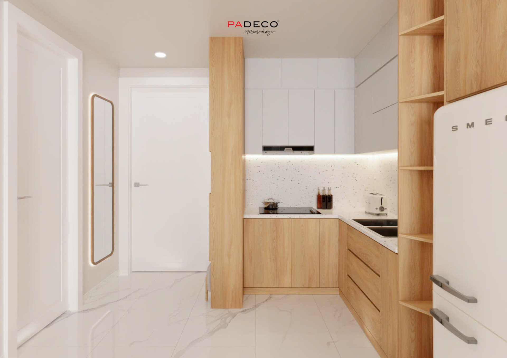 Dự án thiết kế và thi công căn hộ liền kề The Beverly - Vinhomes Grand ...